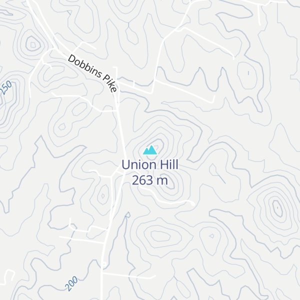 Map of Union Hill