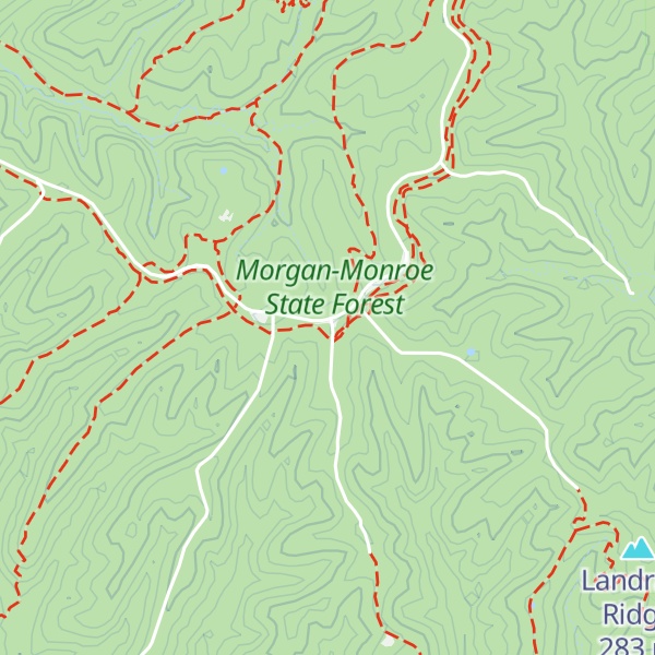 Map of Tincher Ridge