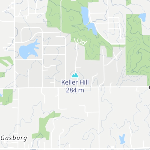 Map of Keller Hill