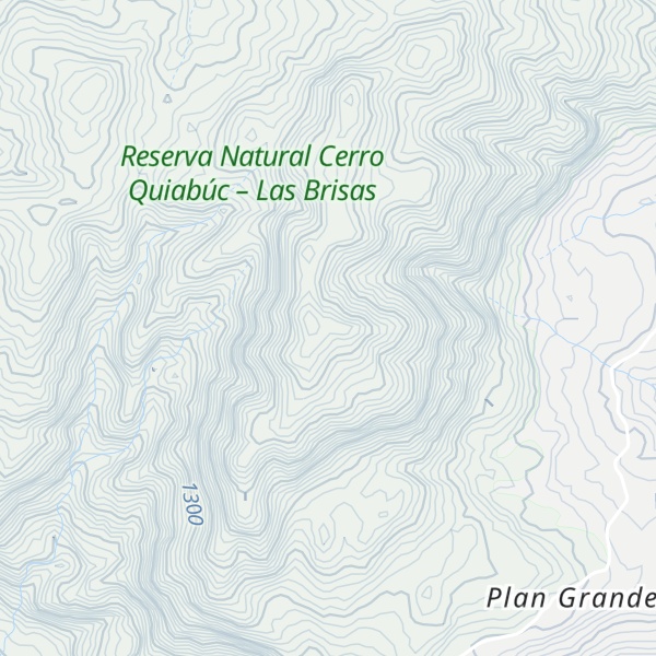 Map of Cerro La Fila