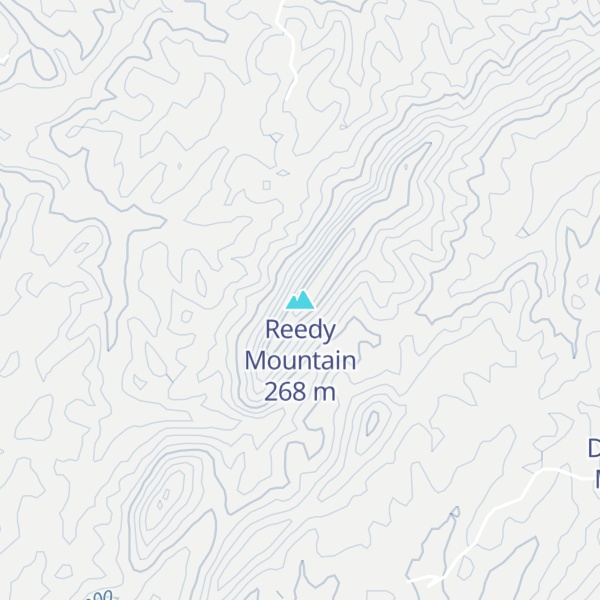 Map of Reedy Mountain