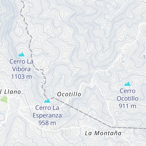 Map of Cerro La Jaguita