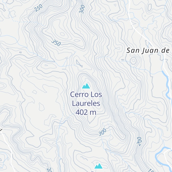 Map of Cerro Los Laureles