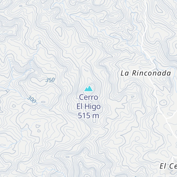 Map of Cerro El Higo