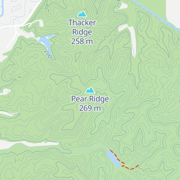 Map of Pear Ridge