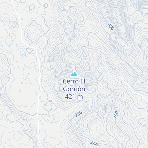 Map of Cerro El Gorrión