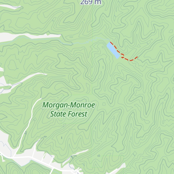 Map of Bald Hill Ridge