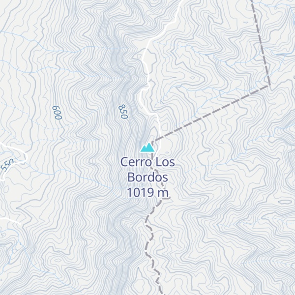 Map of Cerro Los Bordos