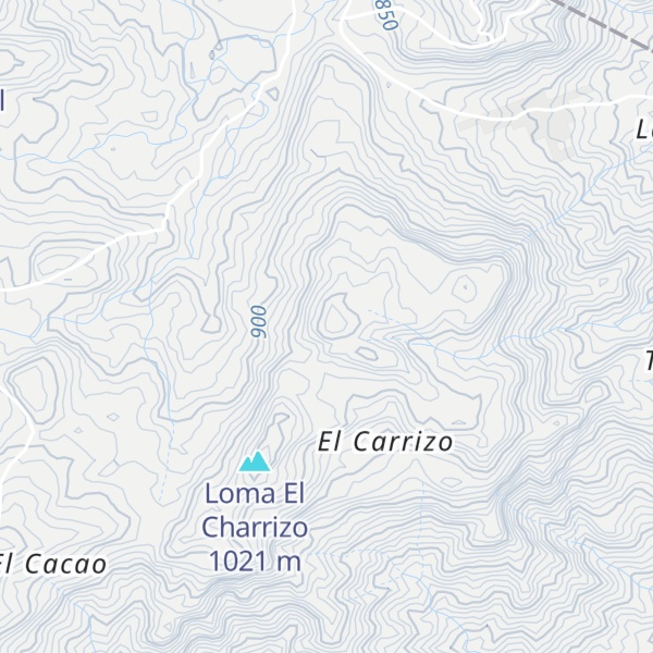 Map of Mesas Terrero Blanco