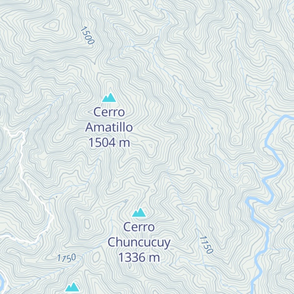 Map of Cerro La Uva