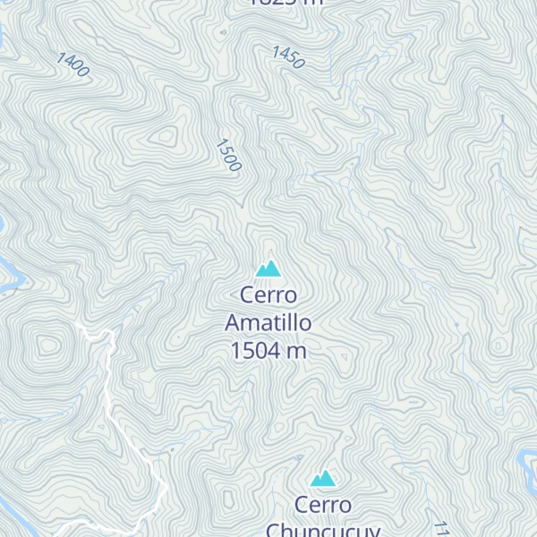 Map of Cerro Amatillo