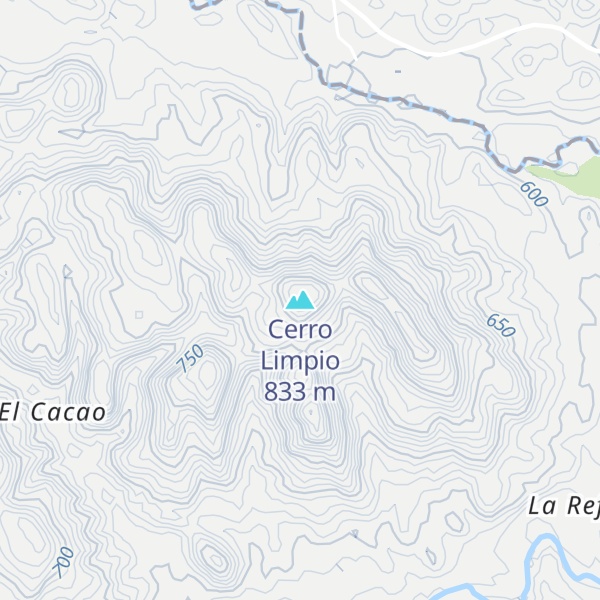Map of Cerro Limpio