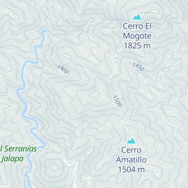 Map of Cerro Piedra del Gato