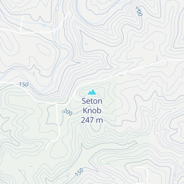 Map of Seton Knob