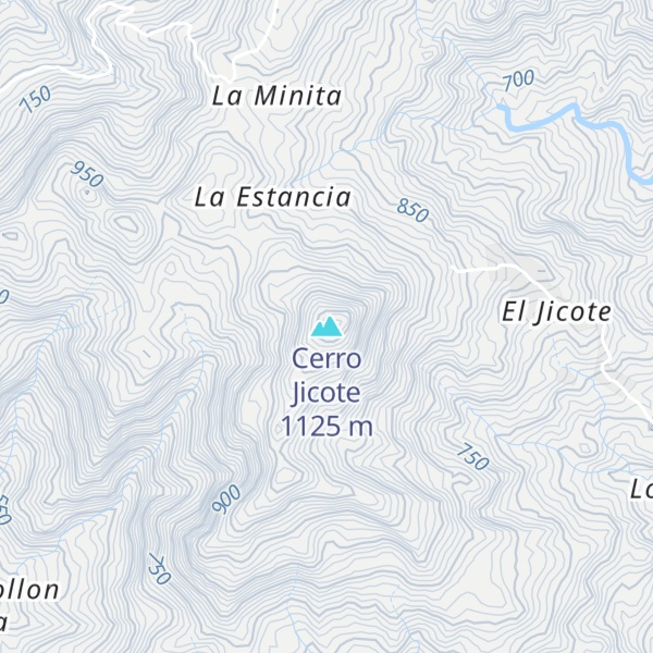 Map of Cerro Jicote