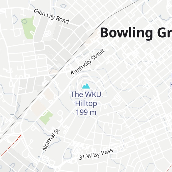 Map of The WKU Hilltop