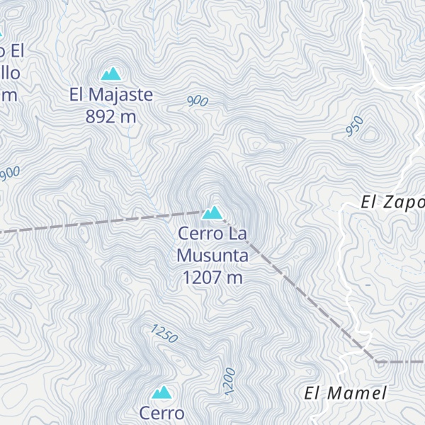 Map of Cerro La Musunta
