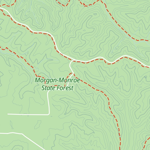 Map of Ira Hacker Ridge