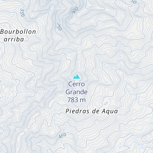Map of Cerro Grande