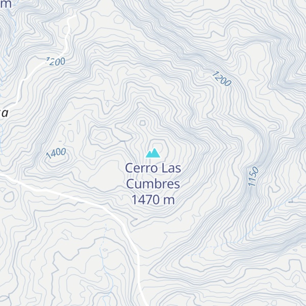 Map of Cerro Las Cumbres