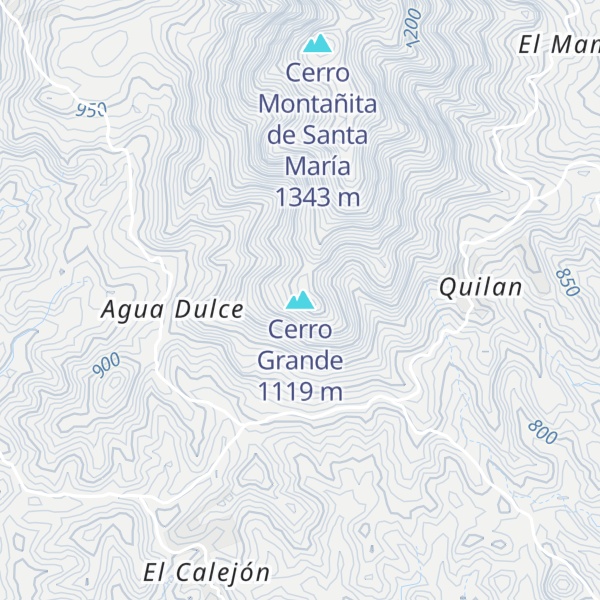 Map of Cerro Grande