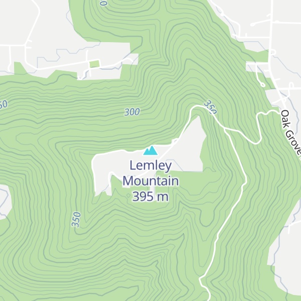 Map of Lemley Mountain