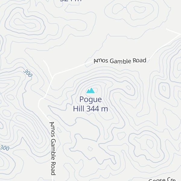 Map of Pogue Hill