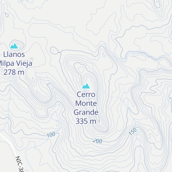 Map of Cerro Monte Grande