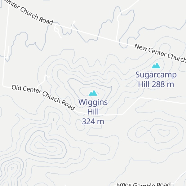 Map of Wiggins Hill