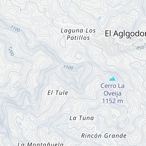 Map of Cerro Portillo El Monte