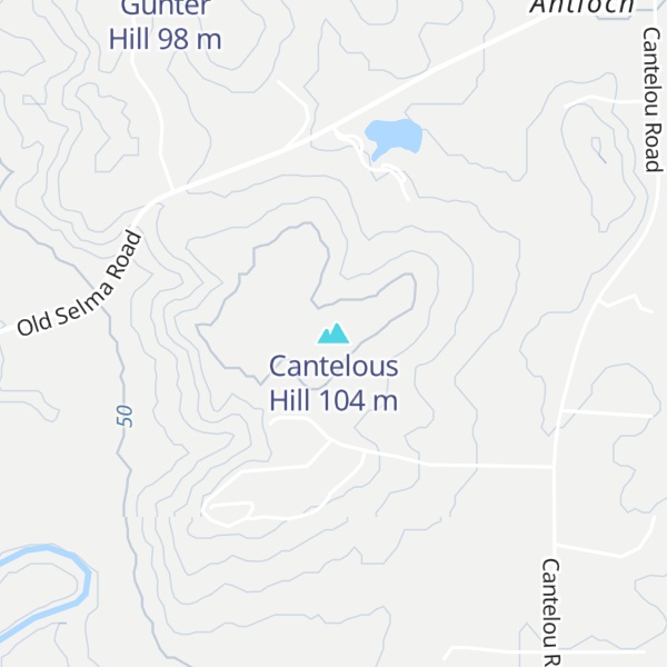Map of Cantelous Hill