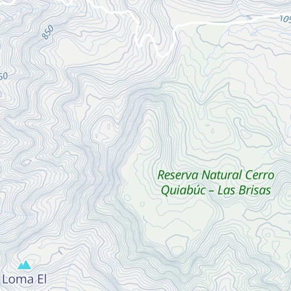 Map of Cerro El Encino