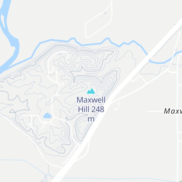 Map of Maxwell Hill