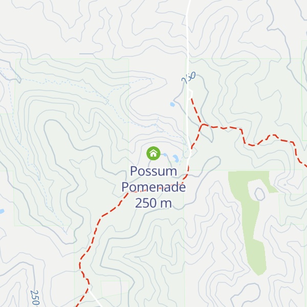 Map of Possum Pomenade