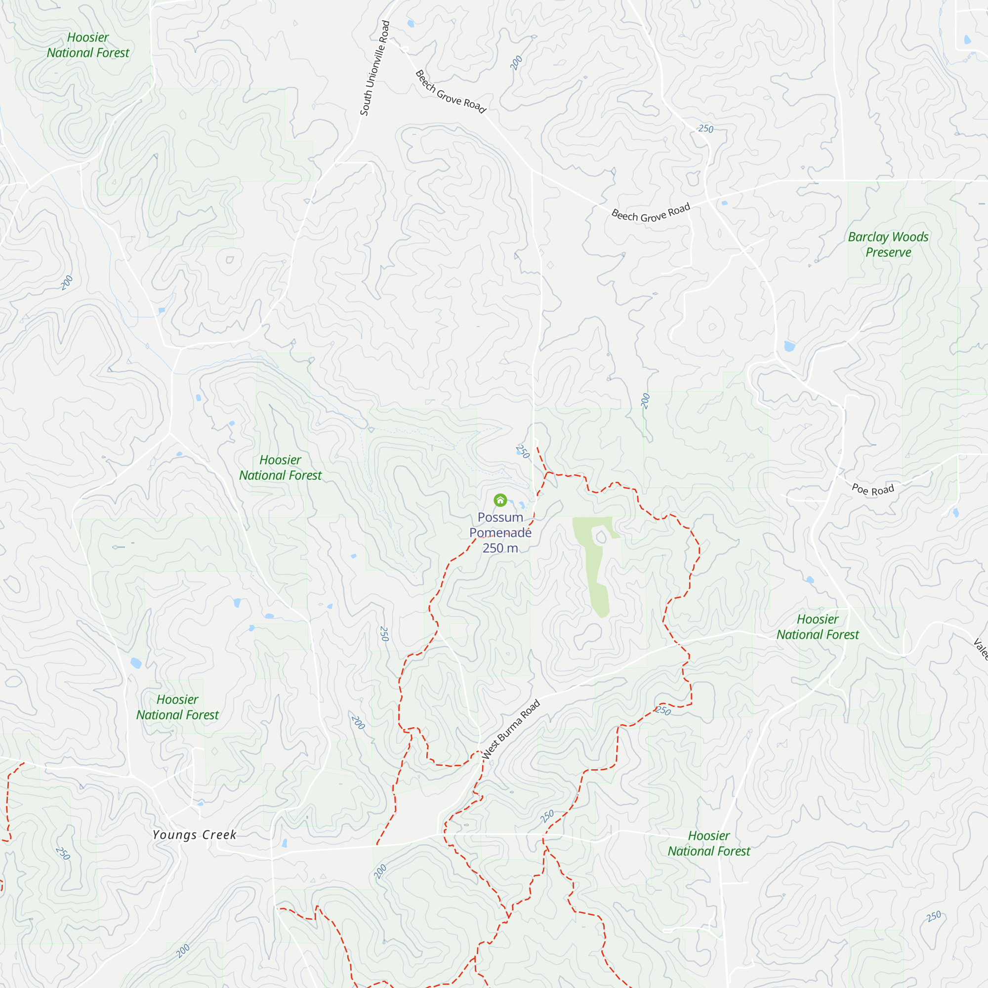 Caroline Parakeet Palace map
