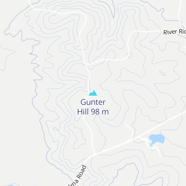 Map of Gunter Hill