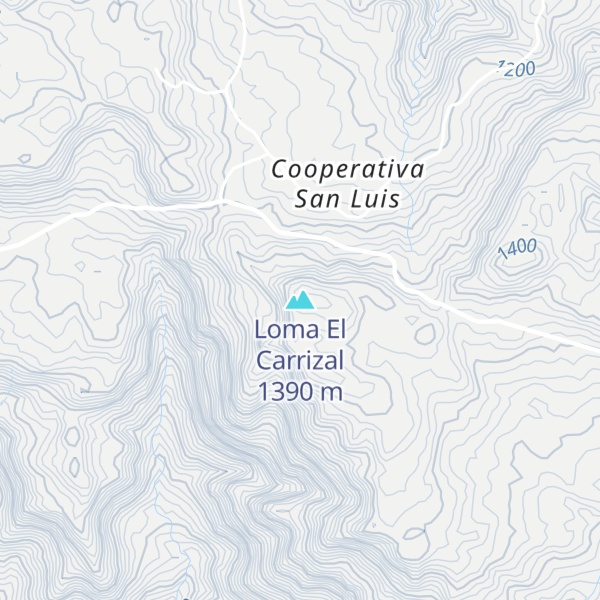 Map of Loma El Carrizal