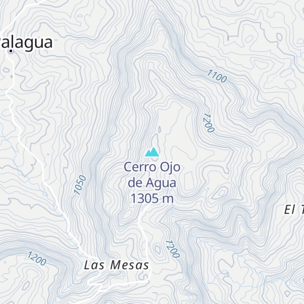 Map of Cerro Ojo de Agua