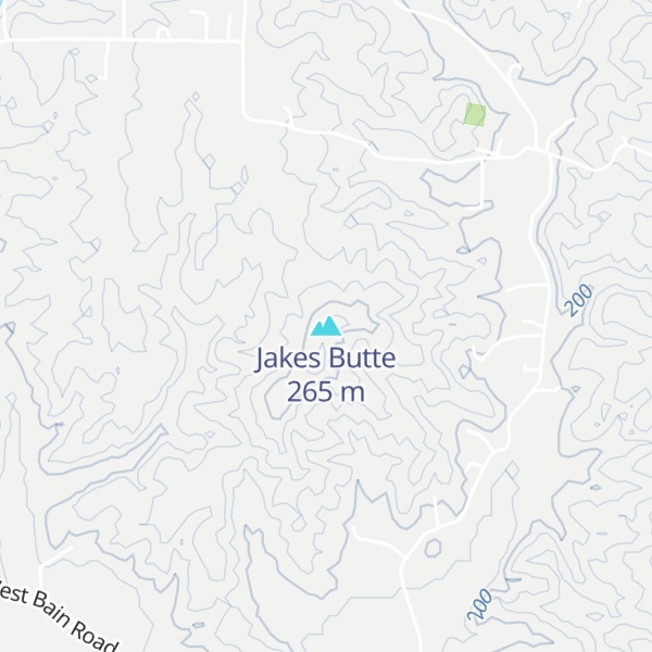 Map of Jakes Butte