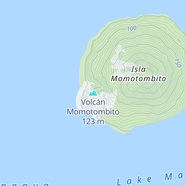 Map of Volcán Momotombito
