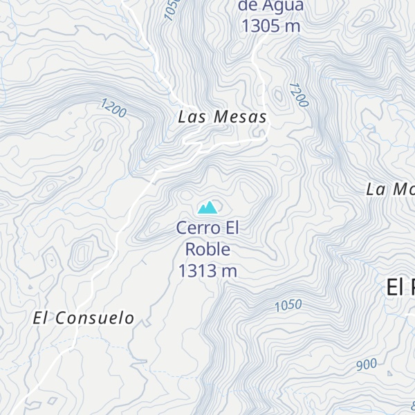 Map of Cerro El Roble