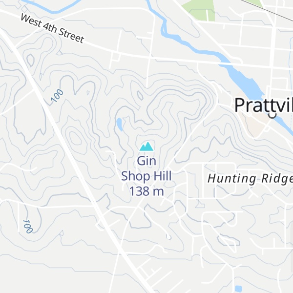 Map of Gin Shop Hill