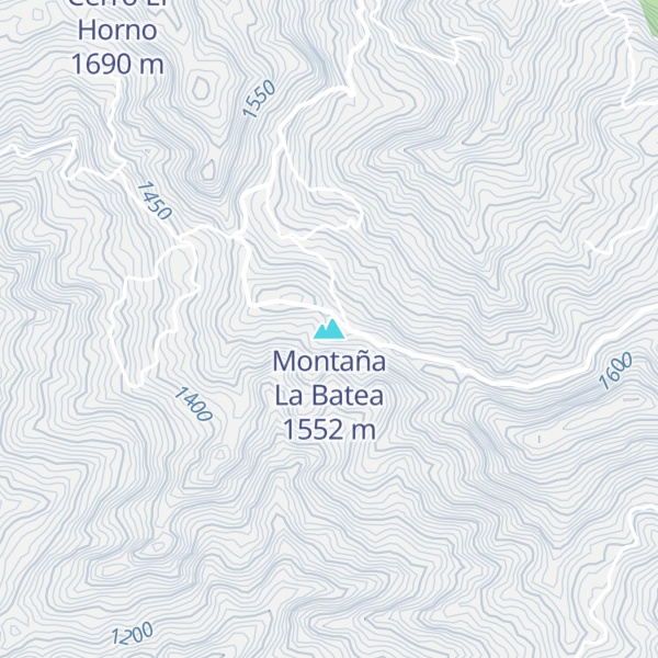 Map of Montaña La Batea