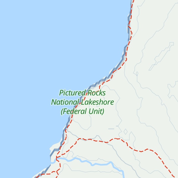 Map of Pictured Rocks