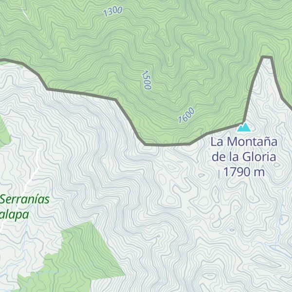 Map of Cerro Las Nubes