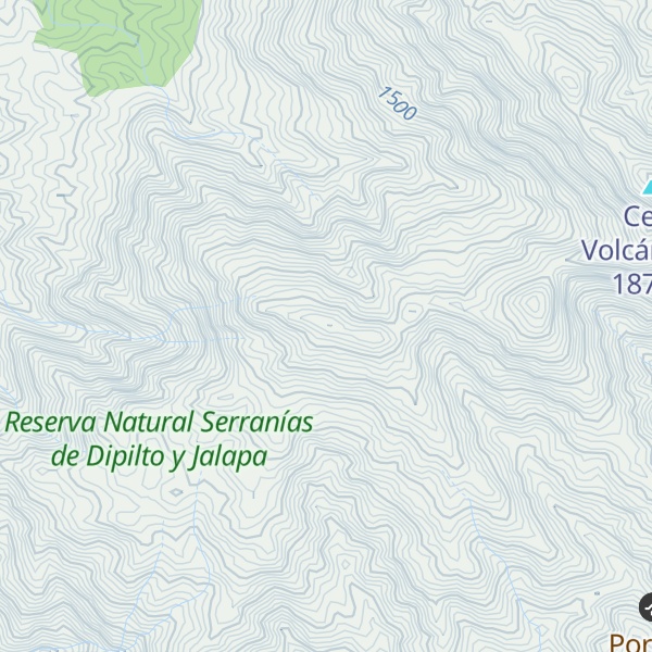 Map of Cerro El Perote