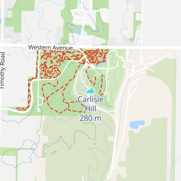 Map of Carlisle Hill