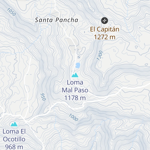 Map of Loma Mal Paso