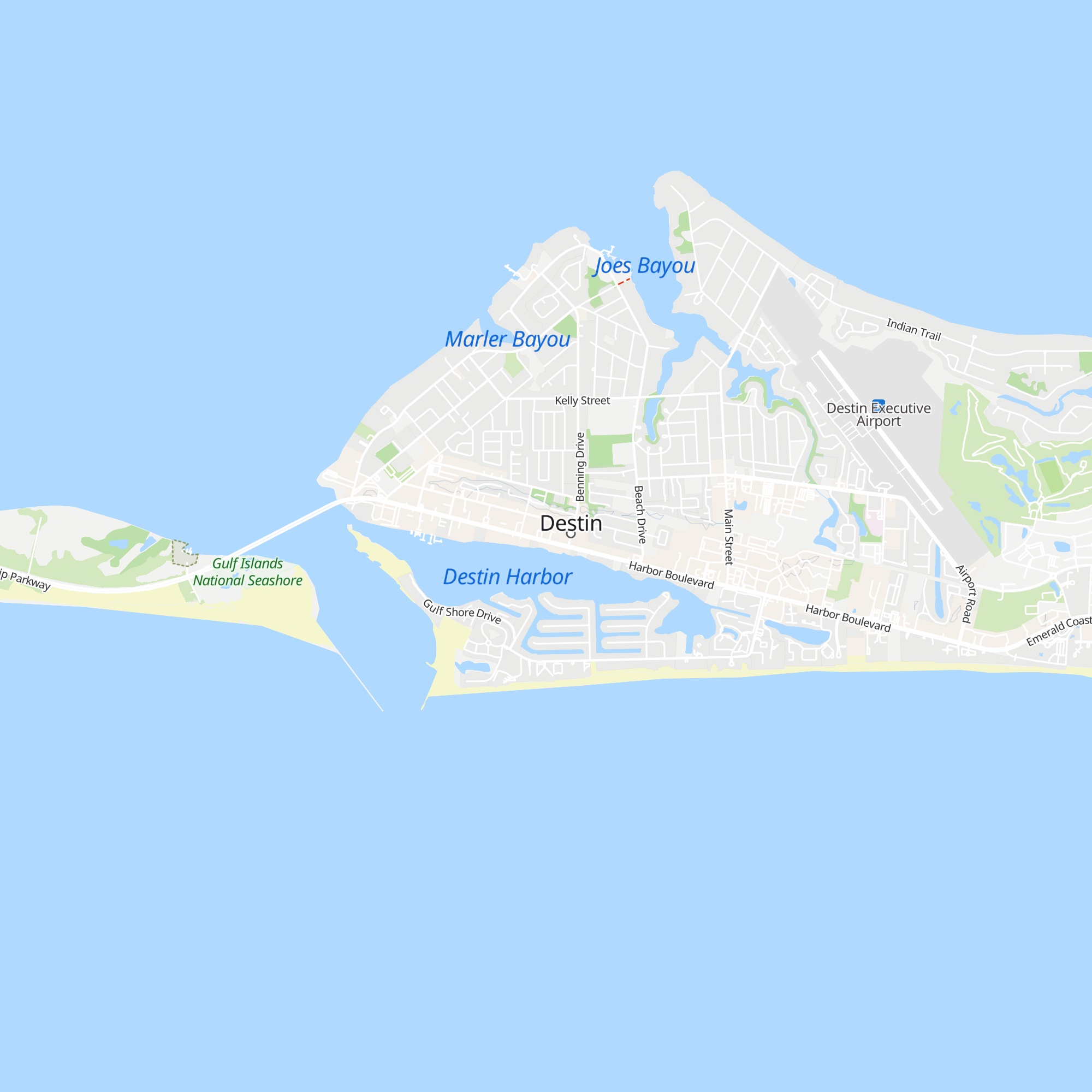 Crab Island Tiki Boats map