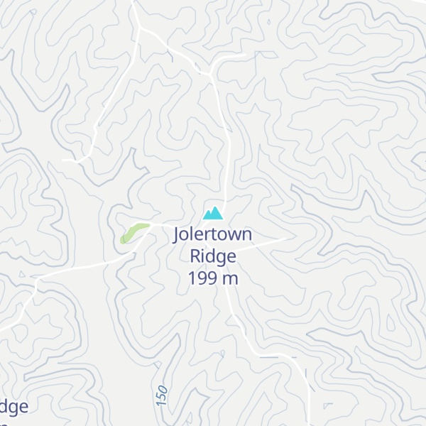 Map of Jolertown Ridge